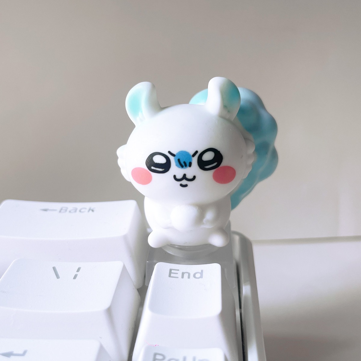 Keycap Artisan Anime - 귀여운 Chiikawa Usagi Momonga 수지 교체