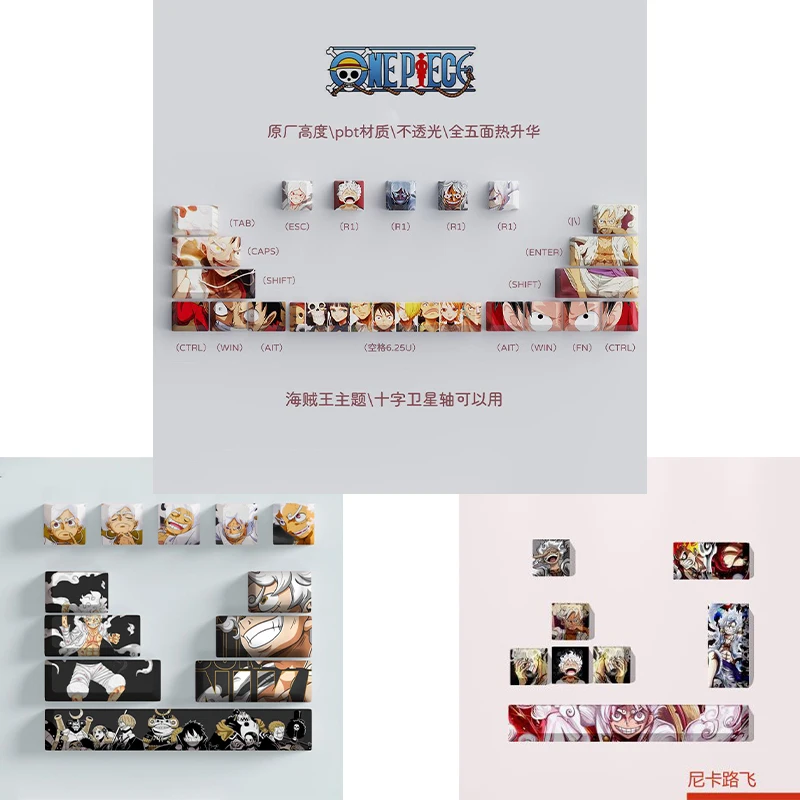 Keycap Artisan Anime - 재고 있음 원피스 루피 로로노아 조로