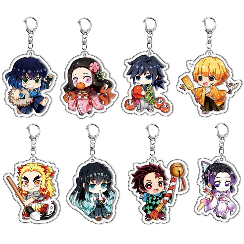 Anime Merchandise Keychains - 귀멸의 칼날 카마도 탄지로 네즈코 아크릴