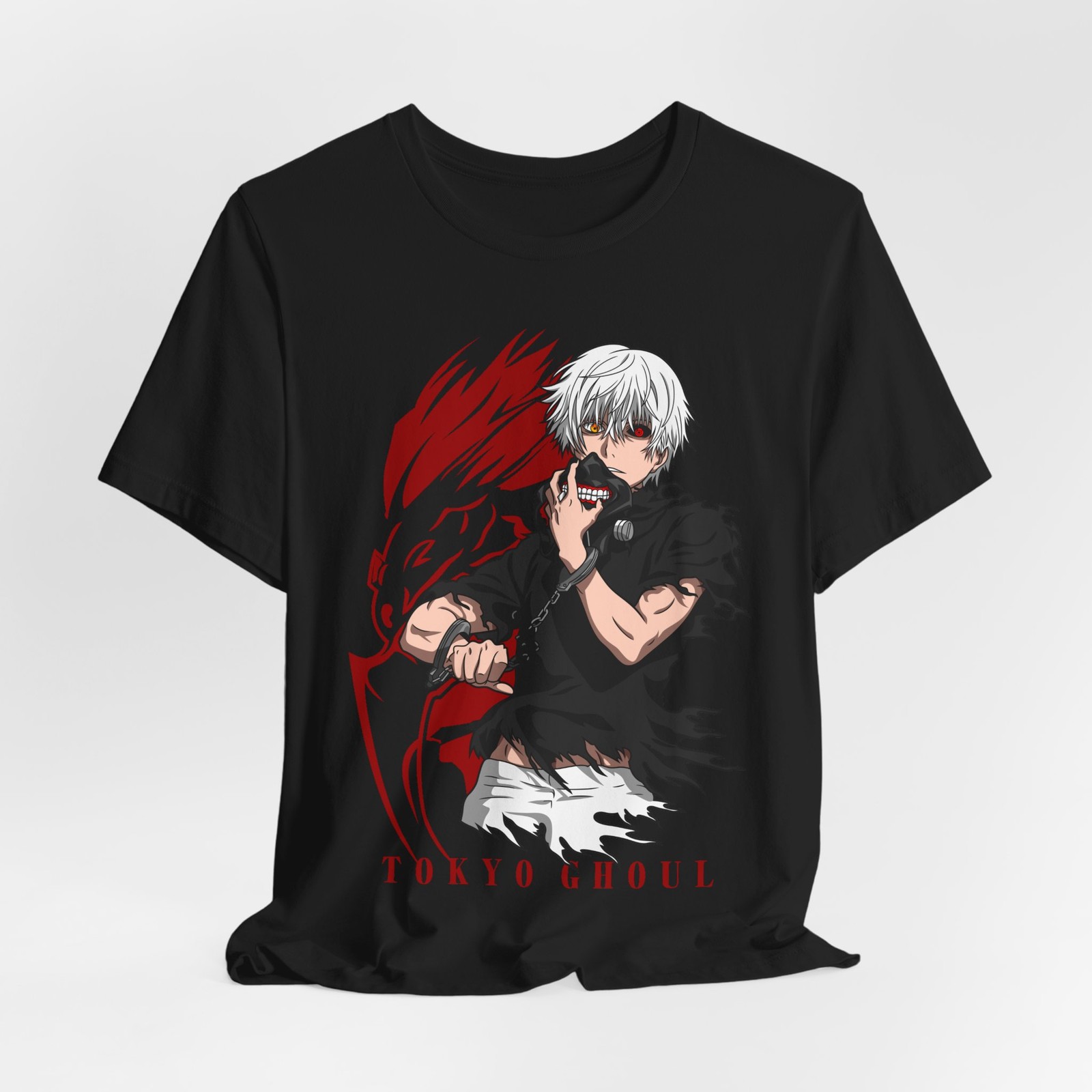 Anime Merchandise Tokyo - 도쿄 구울 애니메이션 티셔츠, 남녀공용 반팔