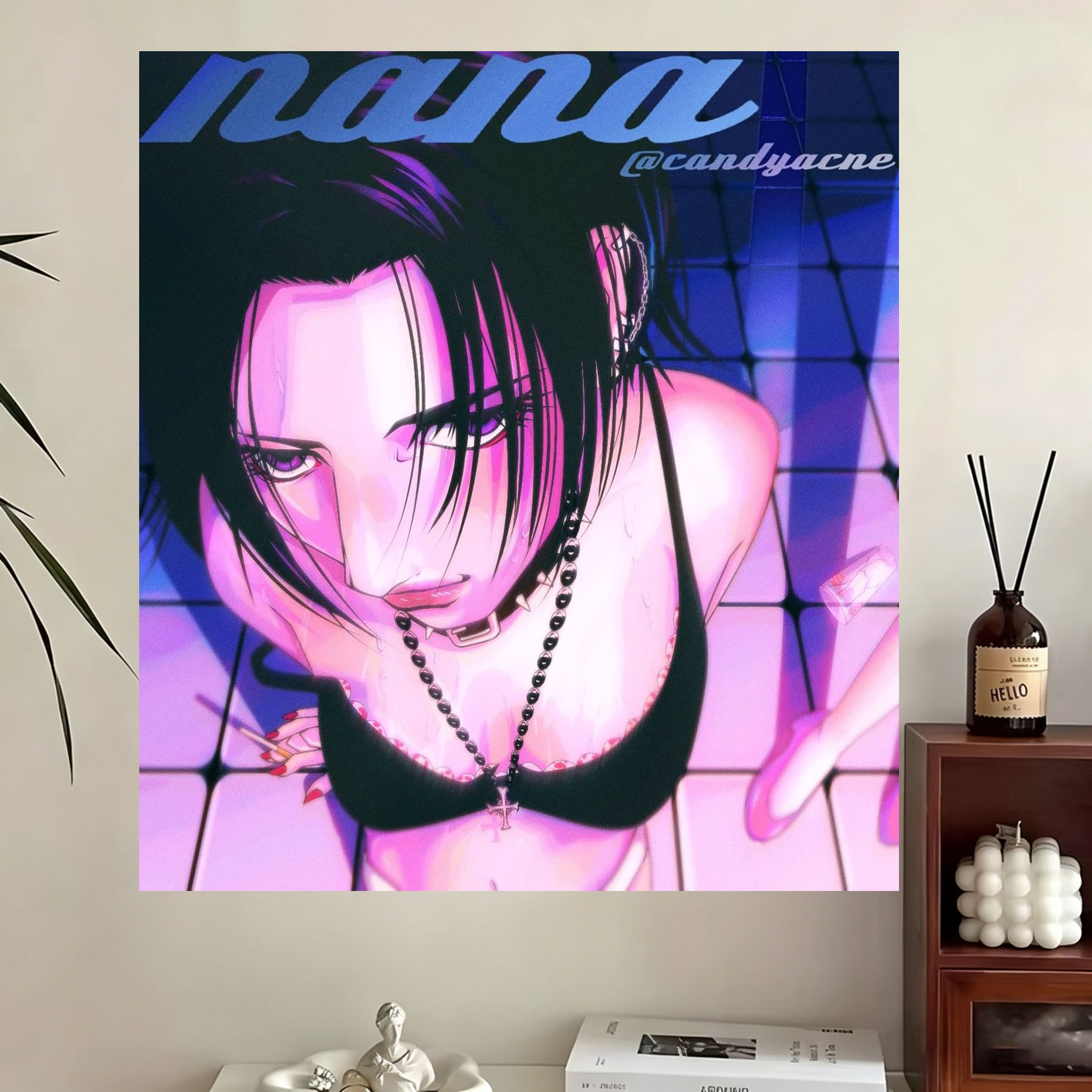 Anime Merchandise In Japanese - VIKAMA NANA 코마츠 나나 태피스트리 일본