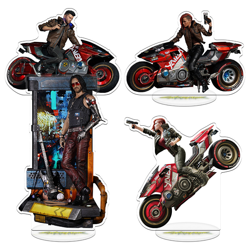 사이버펑크 2077 V 게임 굿즈 스탠드 모델 플레이트 - Anime Merchandise Figures 리뷰 및 가격
