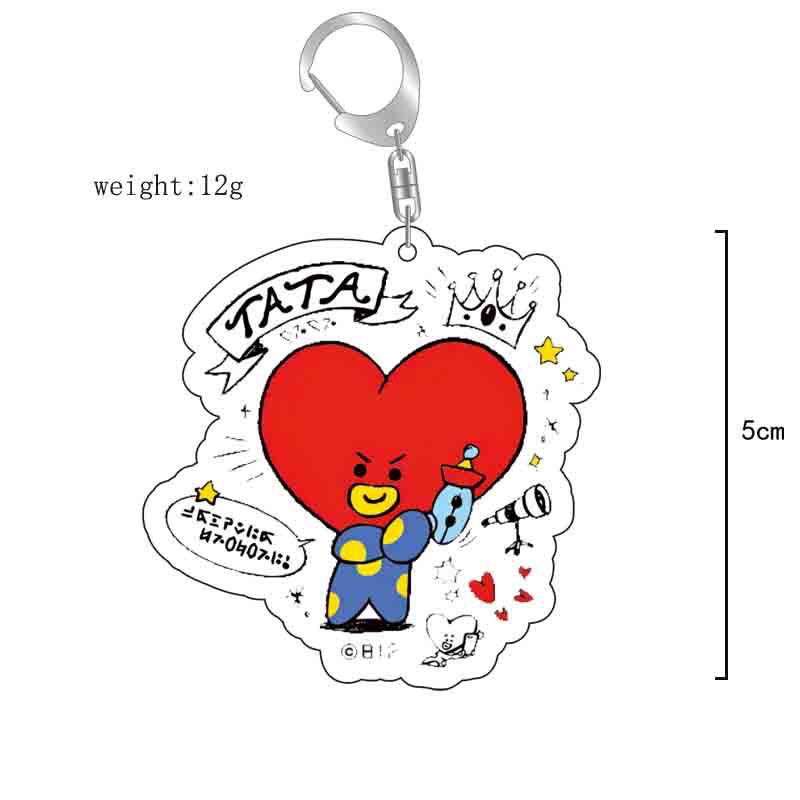 BT21 애니메이션 만화 귀여운 아크릴 키체인 BTS  - Anime Merchandise Wholesale 리뷰 및 가격
