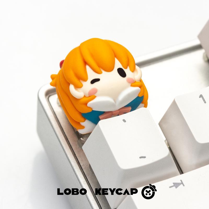 에반게리온 애니메이션 키캡, 귀여운 소녀 Q 버전, 아 - Keycap Artisan Anime 리뷰 및 가격