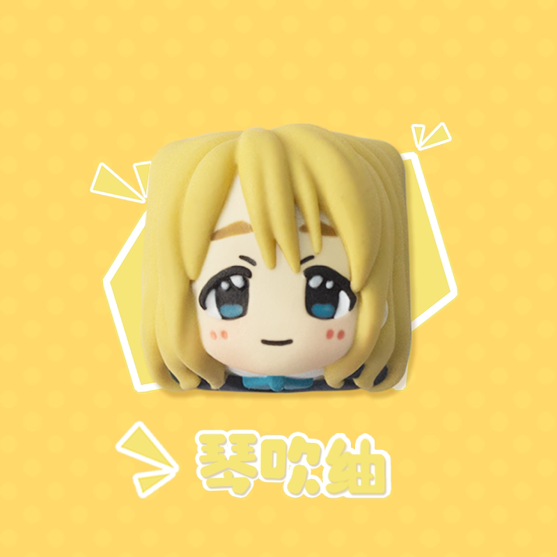 케이온! 애니메이션 주변기기 히라사와 유이 & 아키야마 - Keycap Artisan Anime 리뷰 및 가격