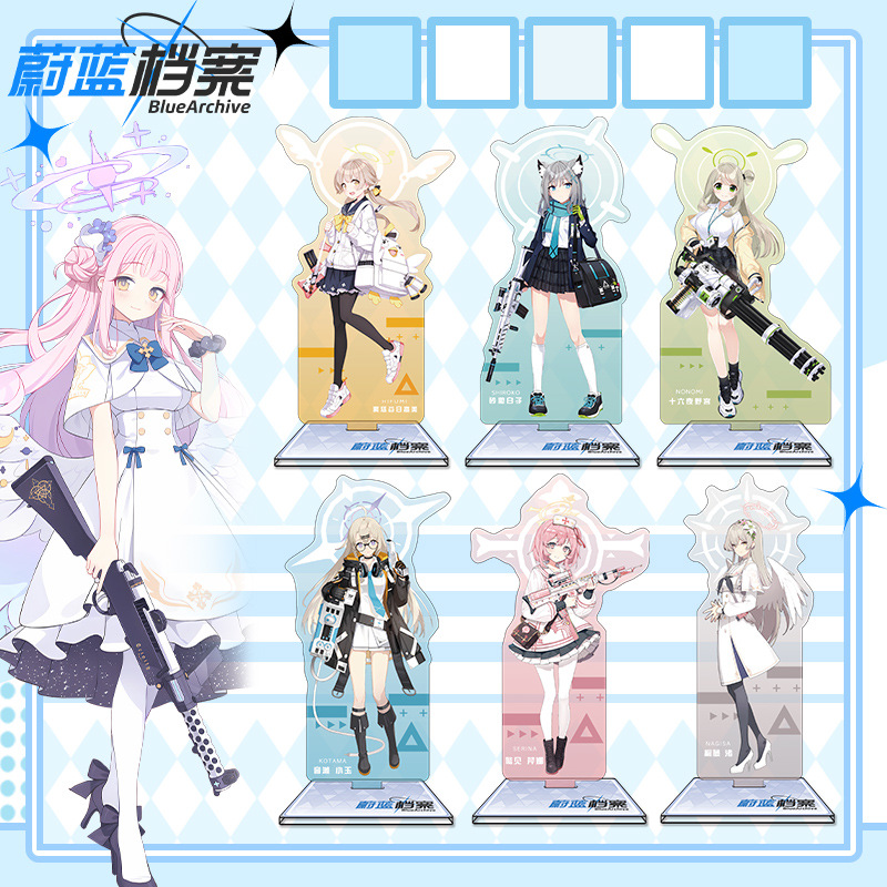 블루 아카이브 16cm 아크릴 스탠디 애니메이션 게임  - Anime Merchandise Figures 리뷰 및 가격