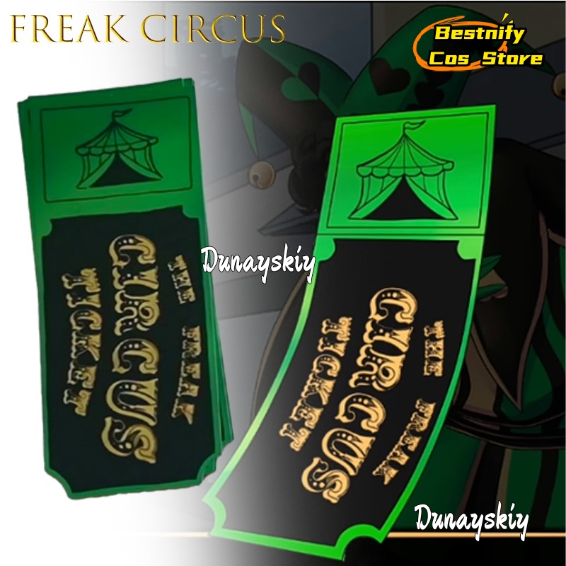 BFreak 서커스 티켓 카드 레드 그린 핑크 애니메이 - Anime Merchandise Europe 리뷰 및 가격