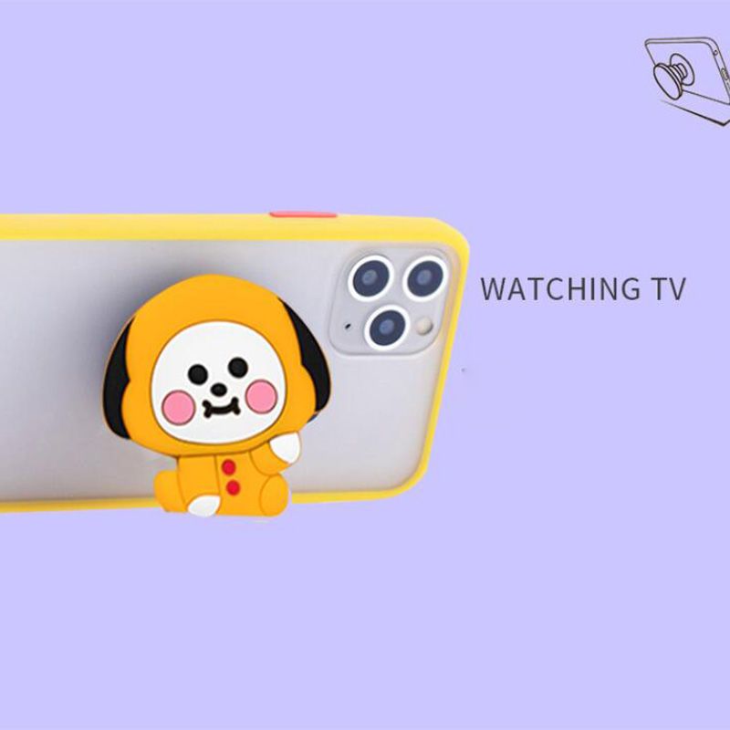 BT21 만화 귀여운 실리콘 핸드폰 거치대 카와이 접이 - Anime Merchandise Wholesale 리뷰 및 가격