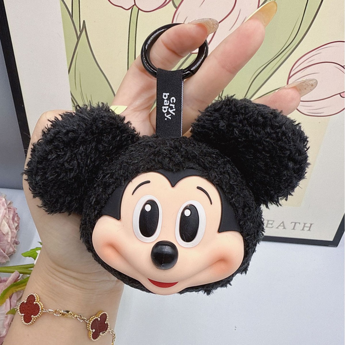미키 미니 봉제 인형 키체인 귀여운 비닐 피규어 수집용 - Anime Merchandise Keychains 리뷰 및 가격