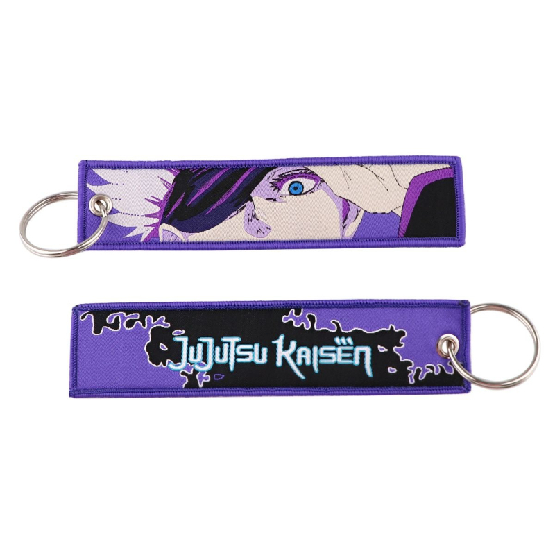 주술회센 애니메이션 굿즈 고죠 사토루 직조 키체인 랜야 - Anime Merchandise Keychains 리뷰 및 가격
