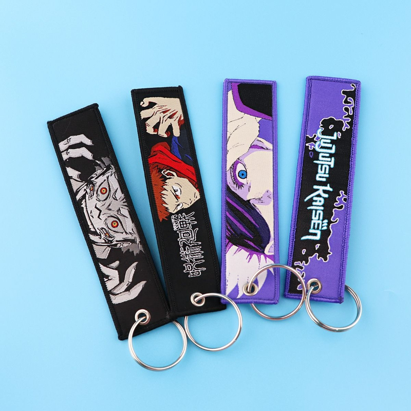 주술회센 애니메이션 굿즈 고죠 사토루 직조 키체인 랜야 - Anime Merchandise Keychains 리뷰 및 가격