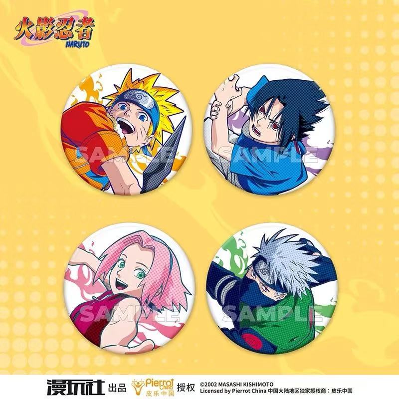 오리지널 나루토 스팟 시리즈 틴 배지 핀 블라인드 박스 - Anime Merchandise Wholesale 리뷰 및 가격