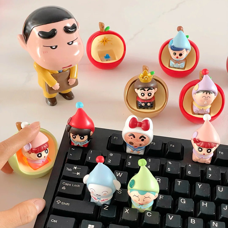 귀여운 크레용신짱 드워프 동화 키캡 블라인드 박스 커스 - Keycap Artisan Anime 리뷰 및 가격