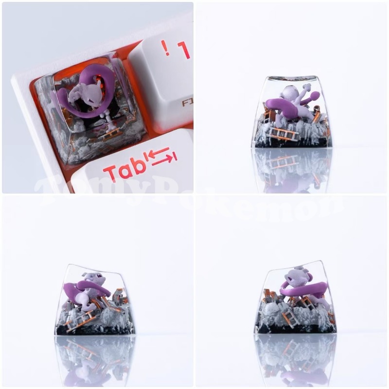 Mewtwo 우산 크로스 샤프트 포켓몬 키캡, 피카츄  - Keycap Artisan Anime 리뷰 및 가격