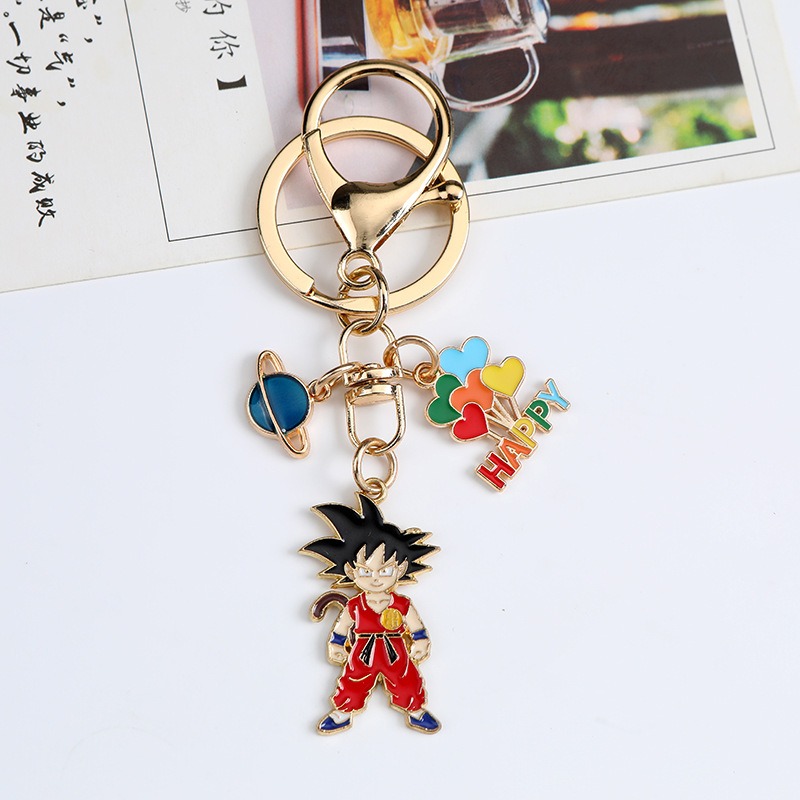 새로운 만화 드래곤볼 시리즈 창의적인 금속 열쇠고리 오 - Anime Merchandise Keychains 리뷰 및 가격