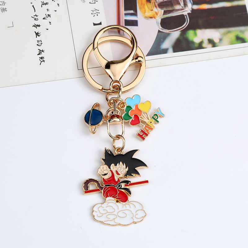 새로운 만화 드래곤볼 시리즈 창의적인 금속 열쇠고리 오 - Anime Merchandise Keychains 리뷰 및 가격