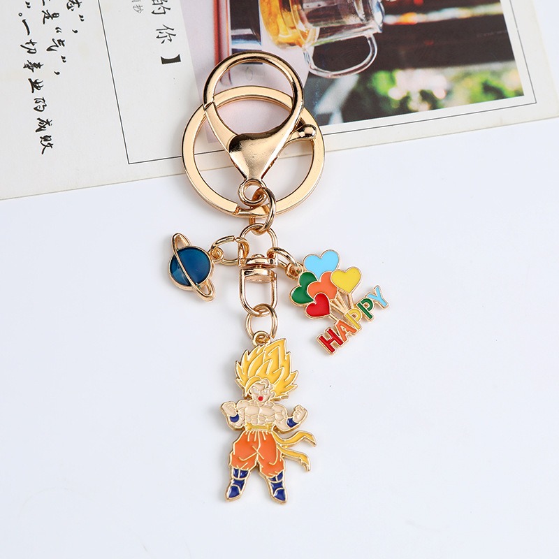 새로운 만화 드래곤볼 시리즈 창의적인 금속 열쇠고리 오 - Anime Merchandise Keychains 리뷰 및 가격