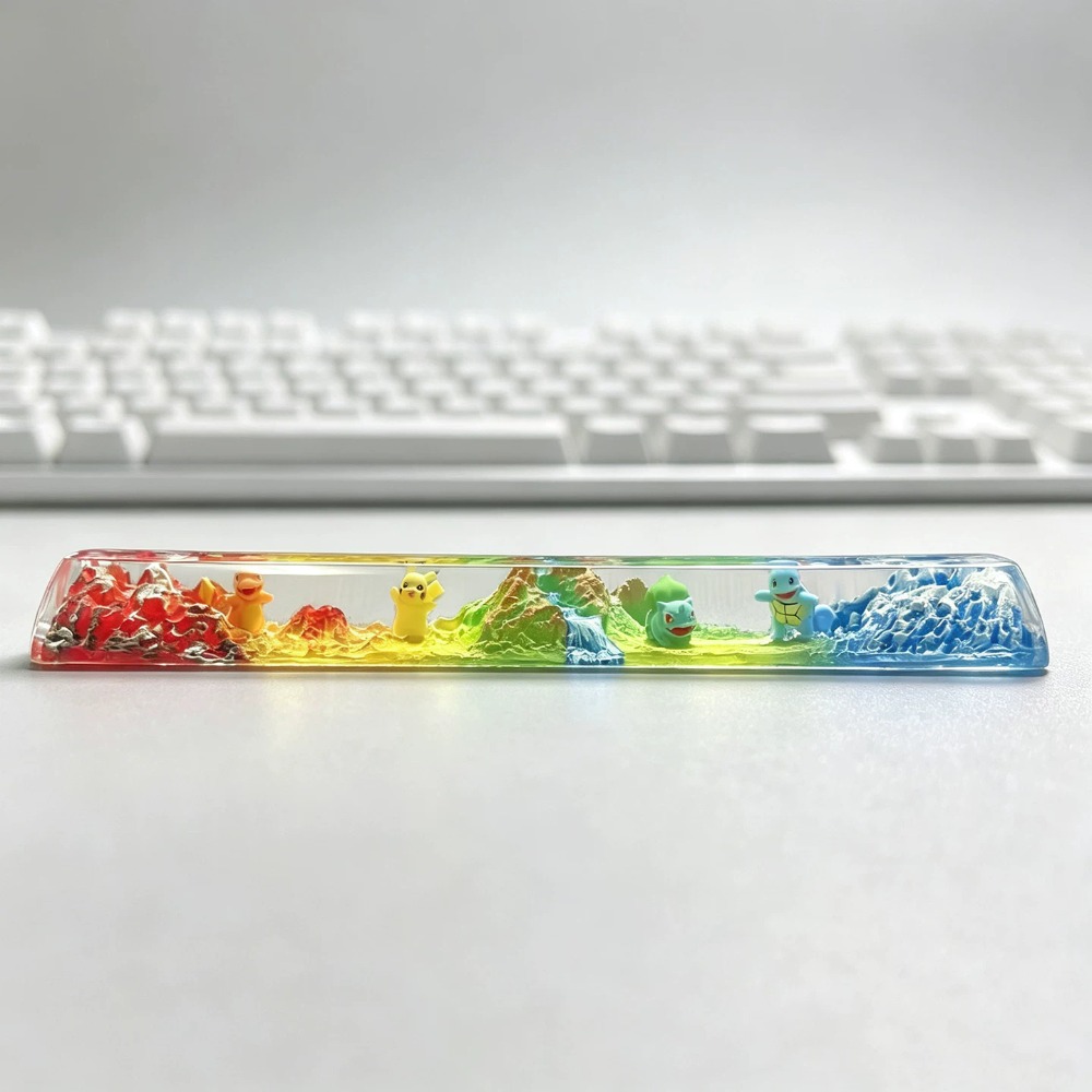 포켓몬 3D 키캡 이브이 레진 스페이스바 ‌   화산  - Keycap Artisan Anime 리뷰 및 가격