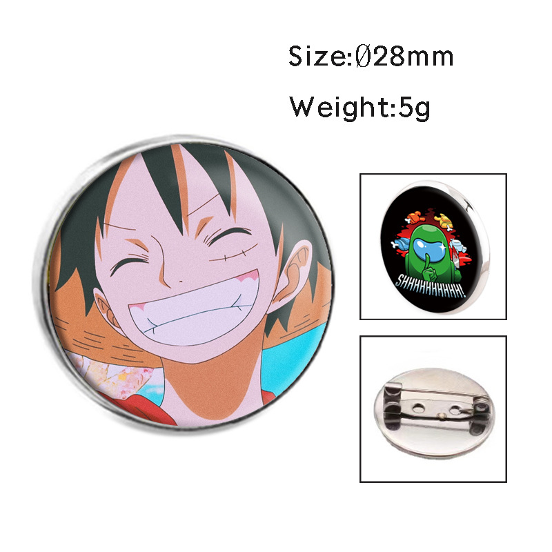 도매 원피스 애니메이션 배지 크리스탈 젬 브로치 해적왕 - Anime Merchandise Wholesale 리뷰 및 가격