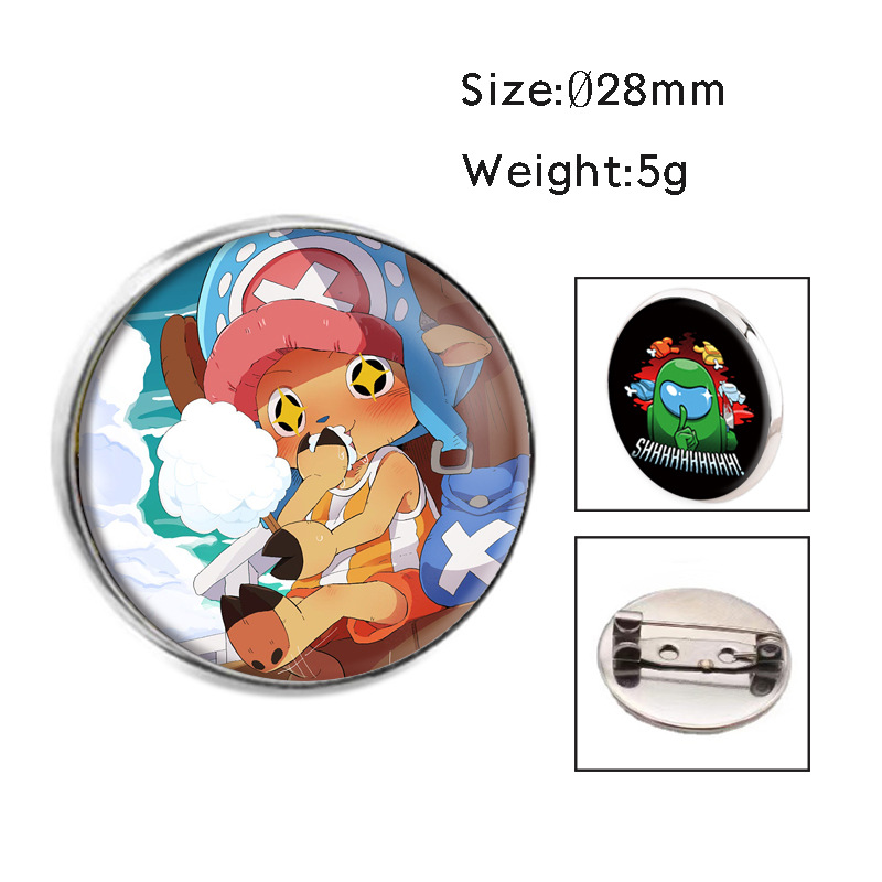 도매 원피스 애니메이션 배지 크리스탈 젬 브로치 해적왕 - Anime Merchandise Wholesale 리뷰 및 가격