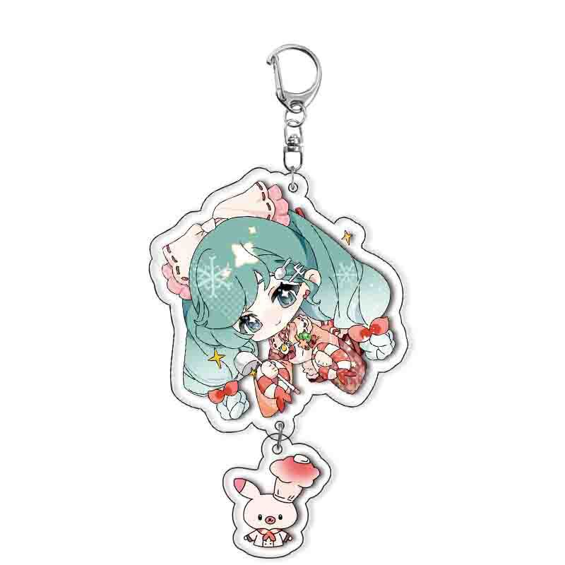 하츠네 미쿠 공주 아크릴 키체인 가상 아이돌 상품 재고 - Anime Merchandise Figures 리뷰 및 가격