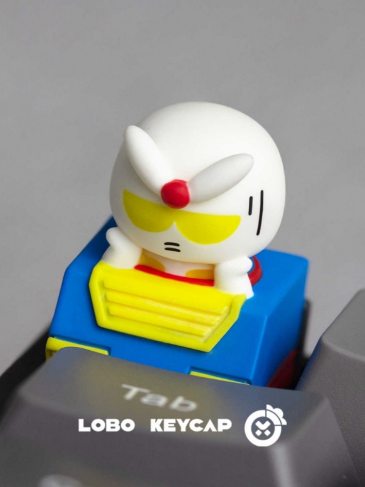 LOBO Chibi 건담 자쿠 아티산 맞춤형 레진 반투 - Keycap Artisan Anime 리뷰 및 가격