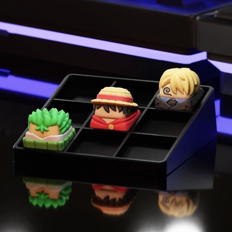 새로운 카와이 원피스 루피 키캡 조로 산지 애니메이션  - Keycap Artisan Anime 리뷰 및 가격
